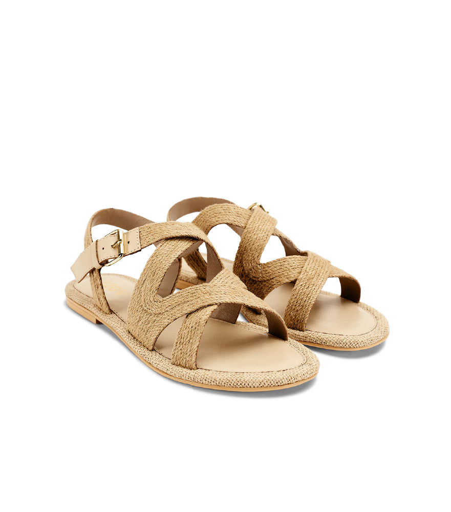 Sandalias de yute ATENEA