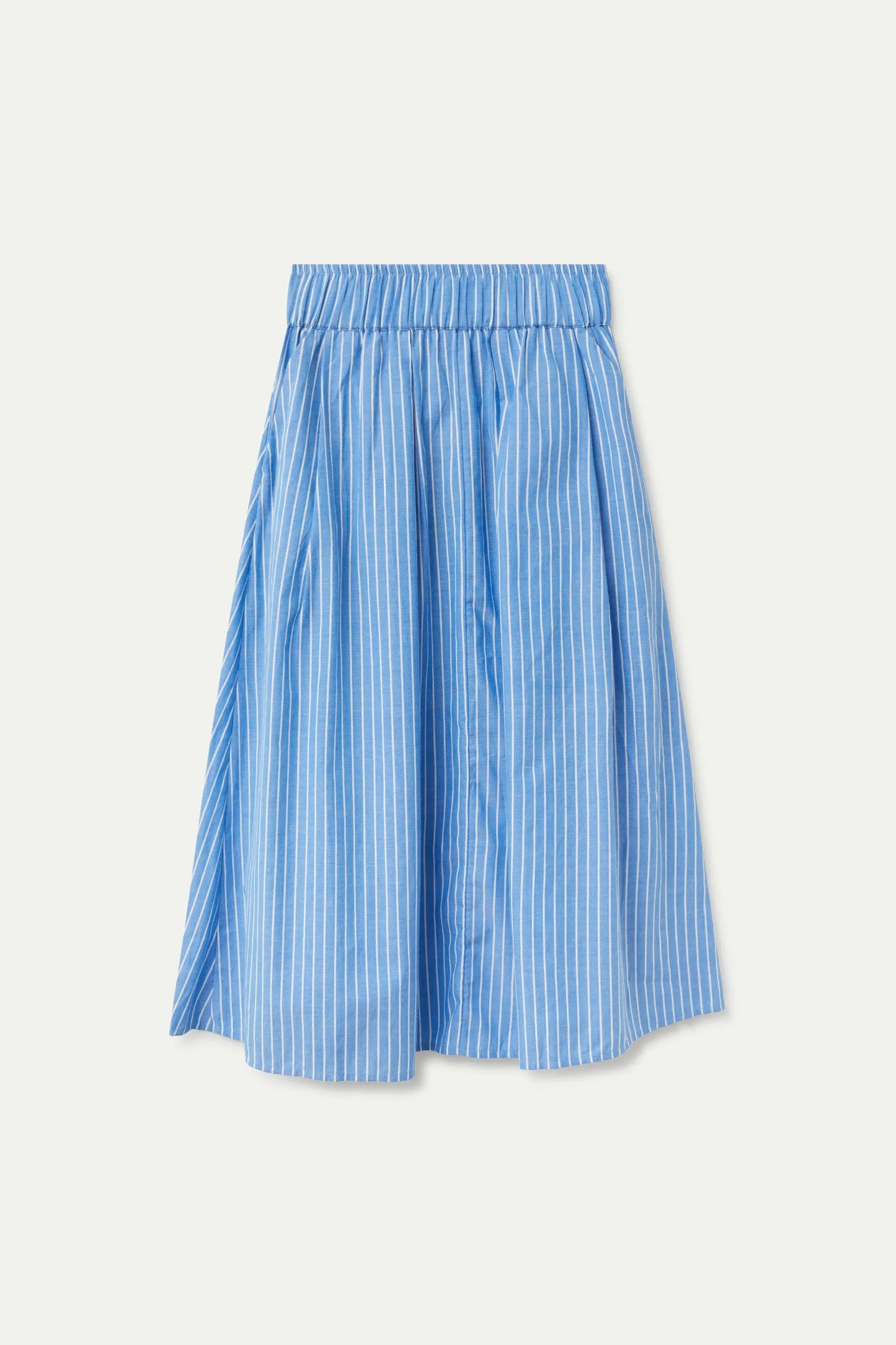 Falda midi rayas azules MUNO