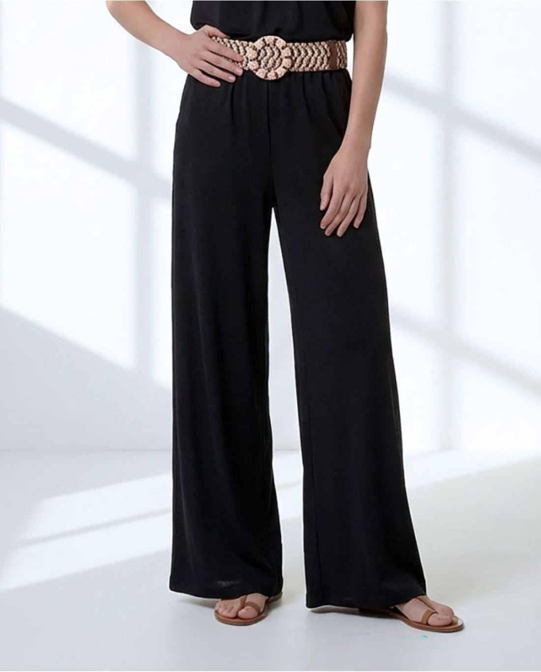 Pantalón modal negro DAMO