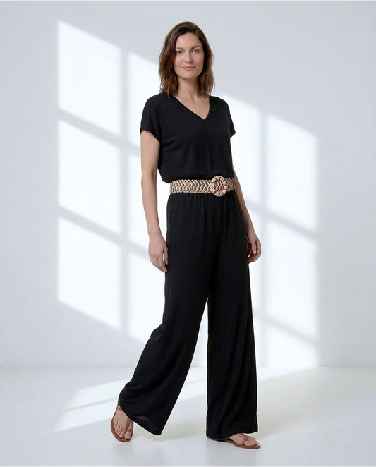 Pantalón modal negro DAMO
