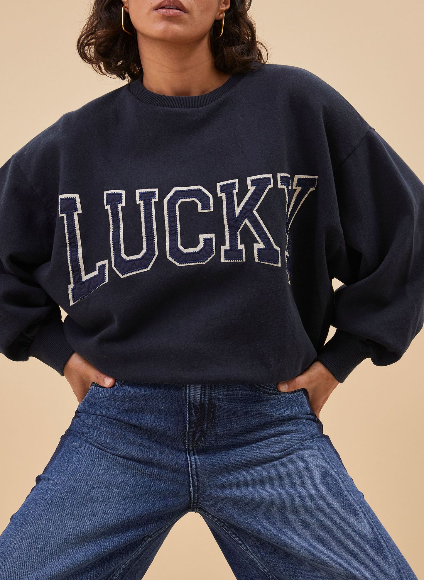 Sudadera marino LUCKY