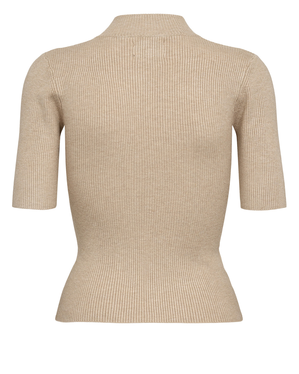 Jersey de canalé beige BEA