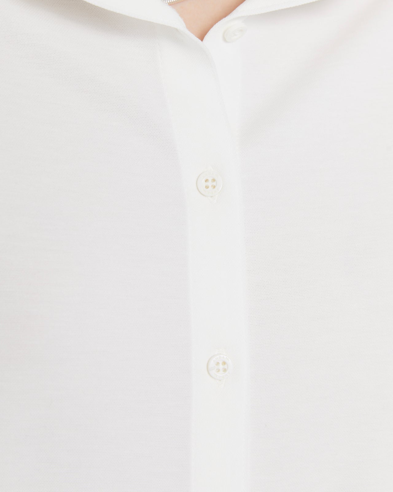 Camisa blanca punto liso BEJIA