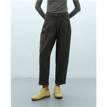 Pantalón barrel tobillero con pinzas LIRES