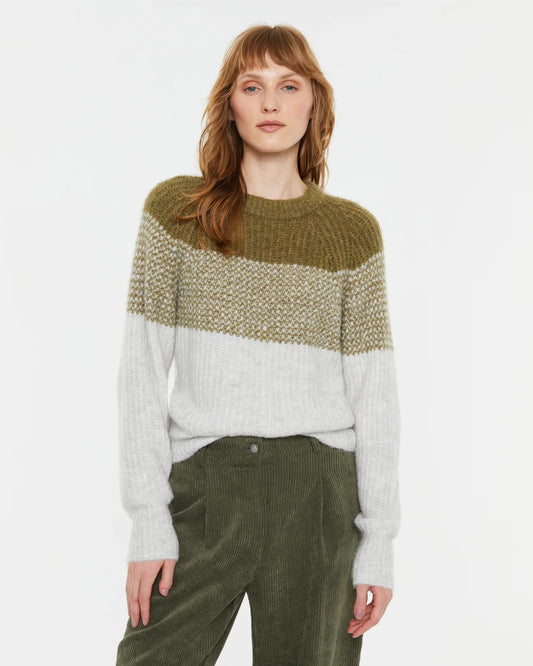 Jersey bicolor manga ranglán BIRGITTA