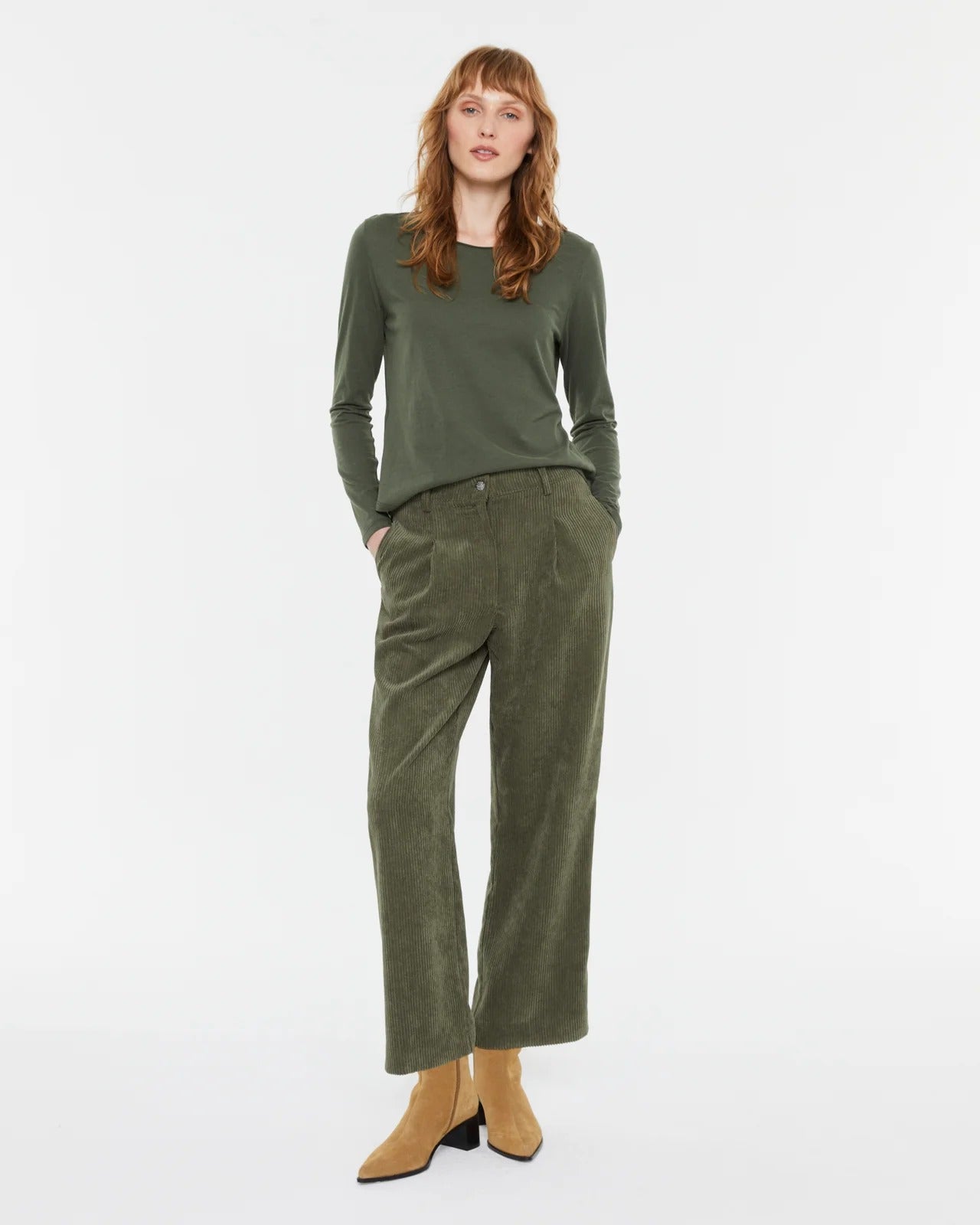 Pantalón de pana ancho tobillero BECA