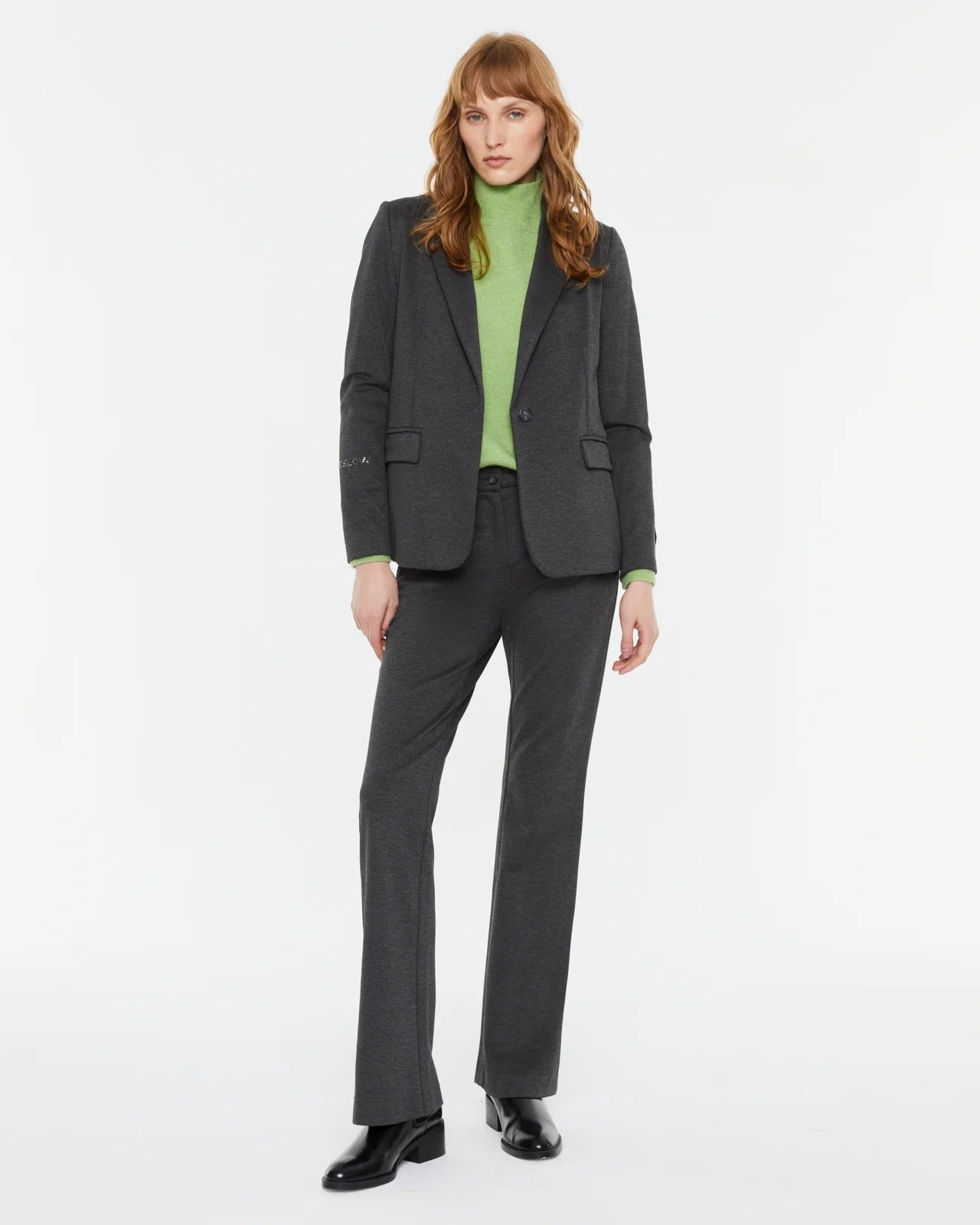 Pantalón campana punto liso BAYAN