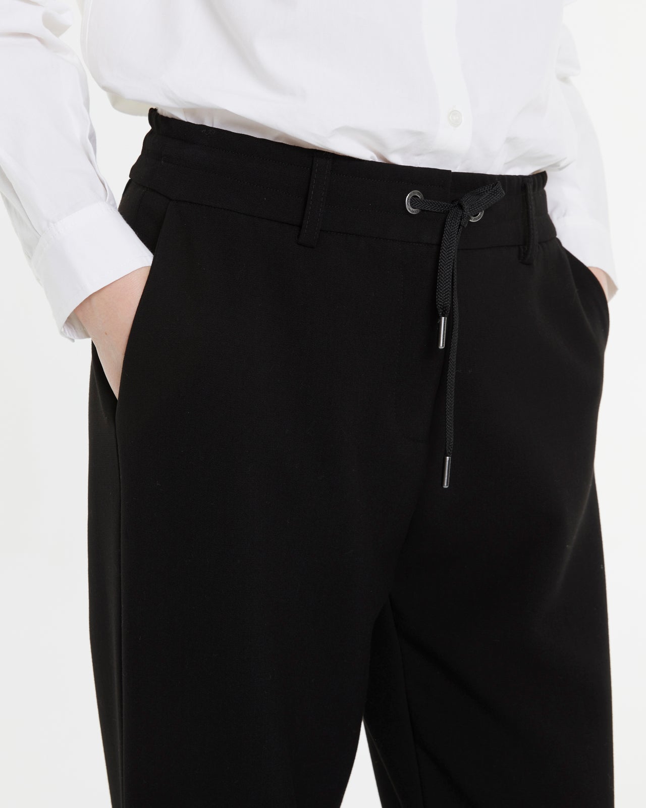 Pantalón ancho con cintura elástica BRITANY