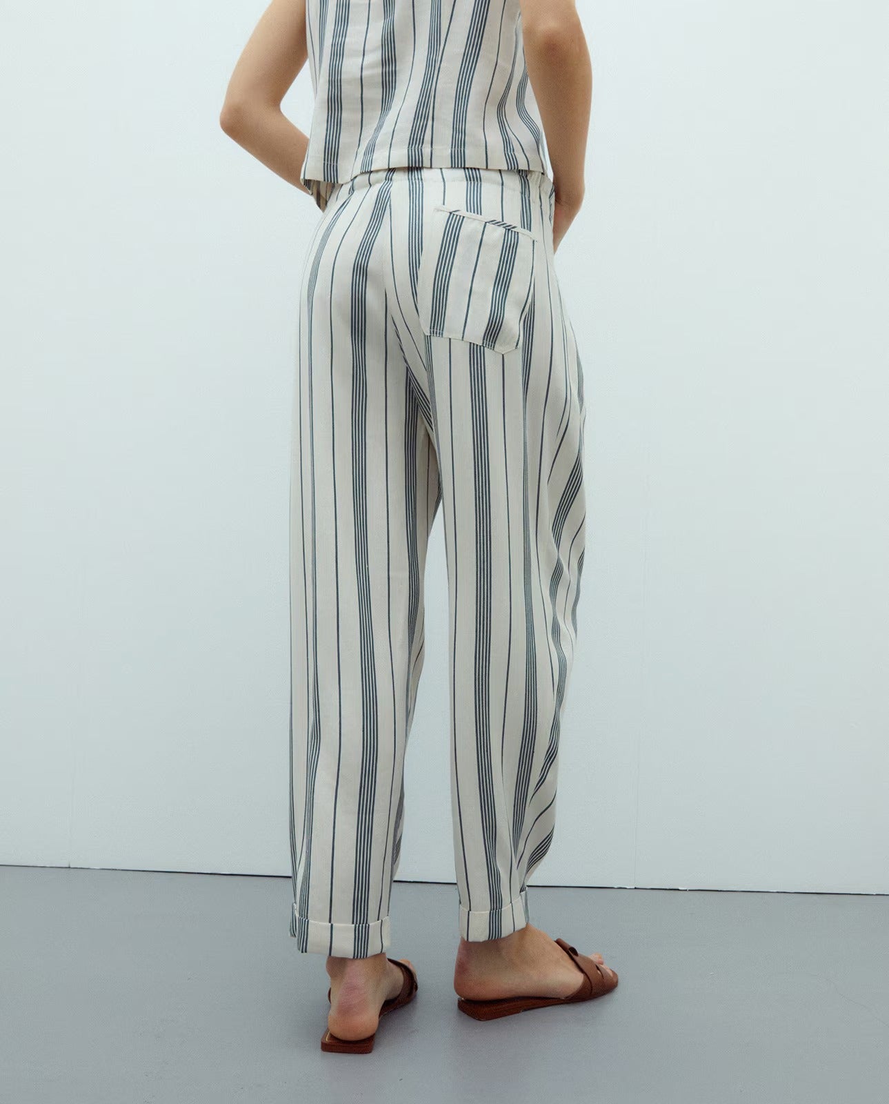 Pantalón ancho rayas DARIAN