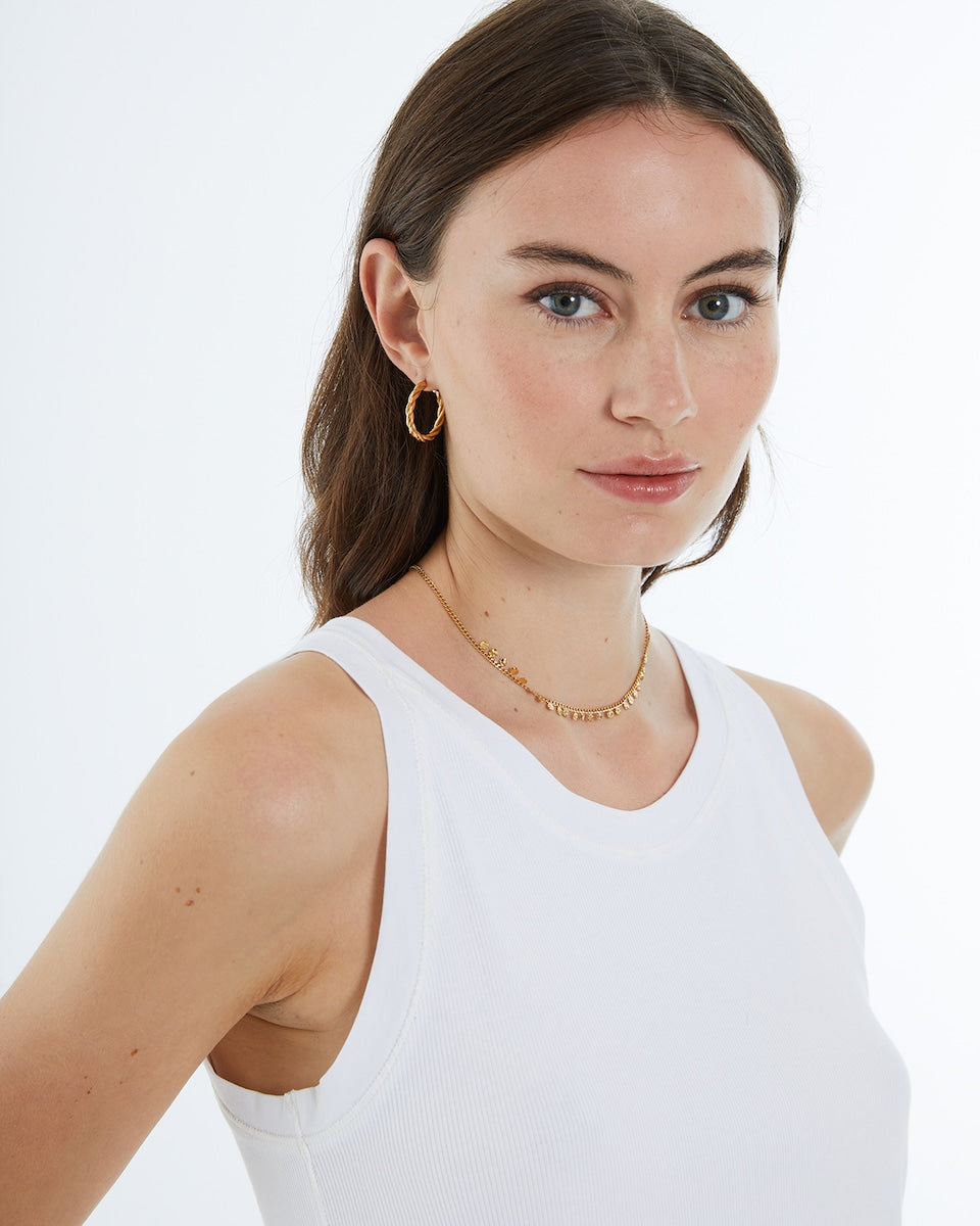 Camiseta PREMIUM tirantes blanca AMANDA