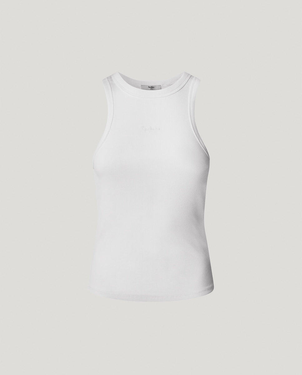 Camiseta PREMIUM tirantes blanca AMANDA