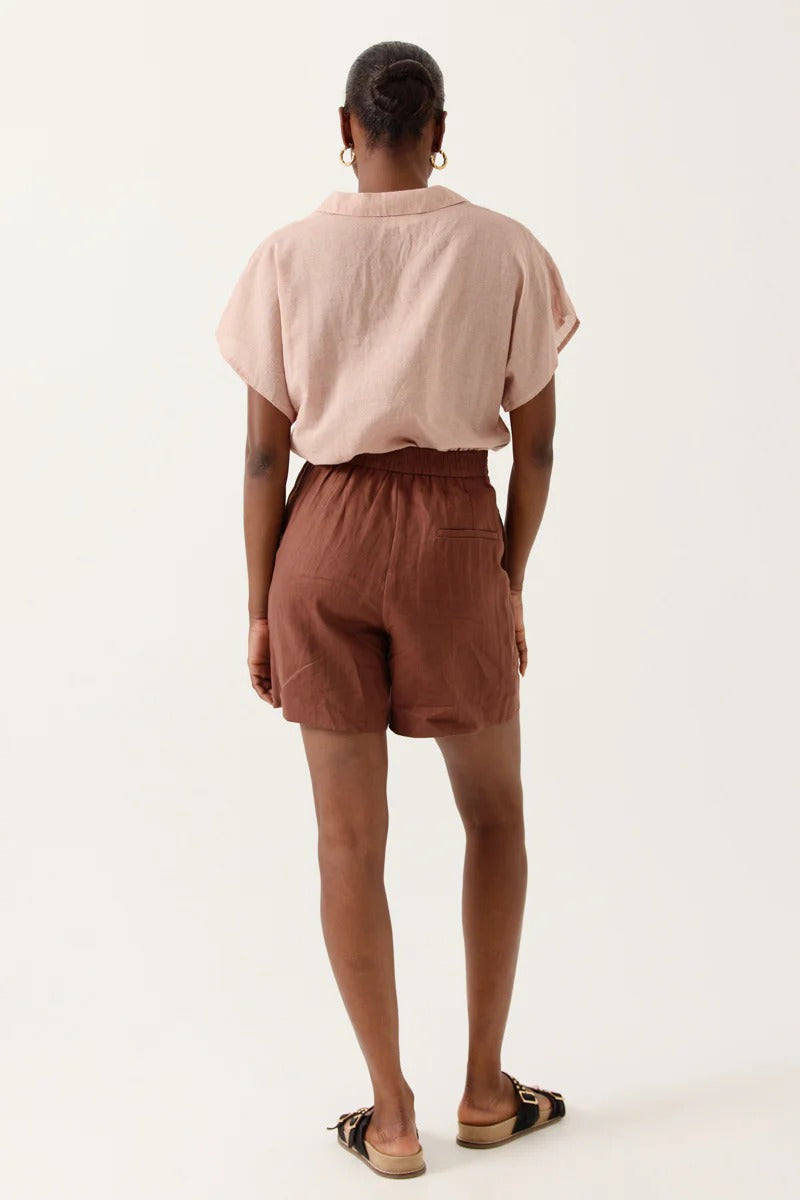 Blusa rosa con brillo DASSARA