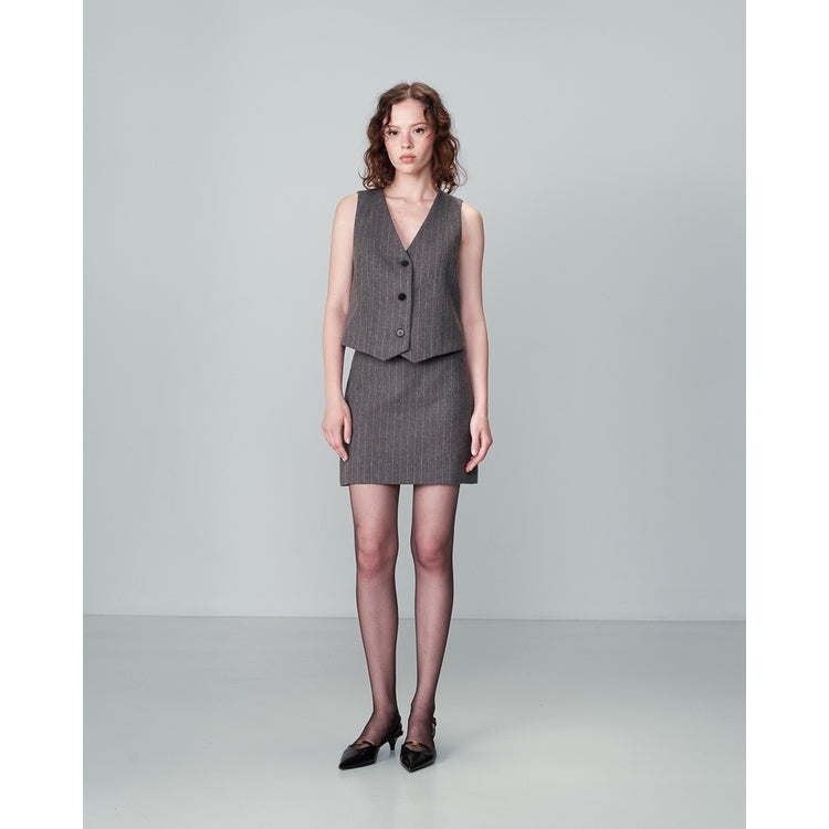 Minifalda gris BOSS