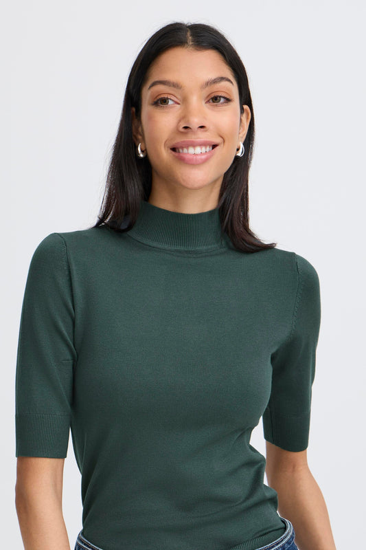 Jersey de punto fino BELINDA verde