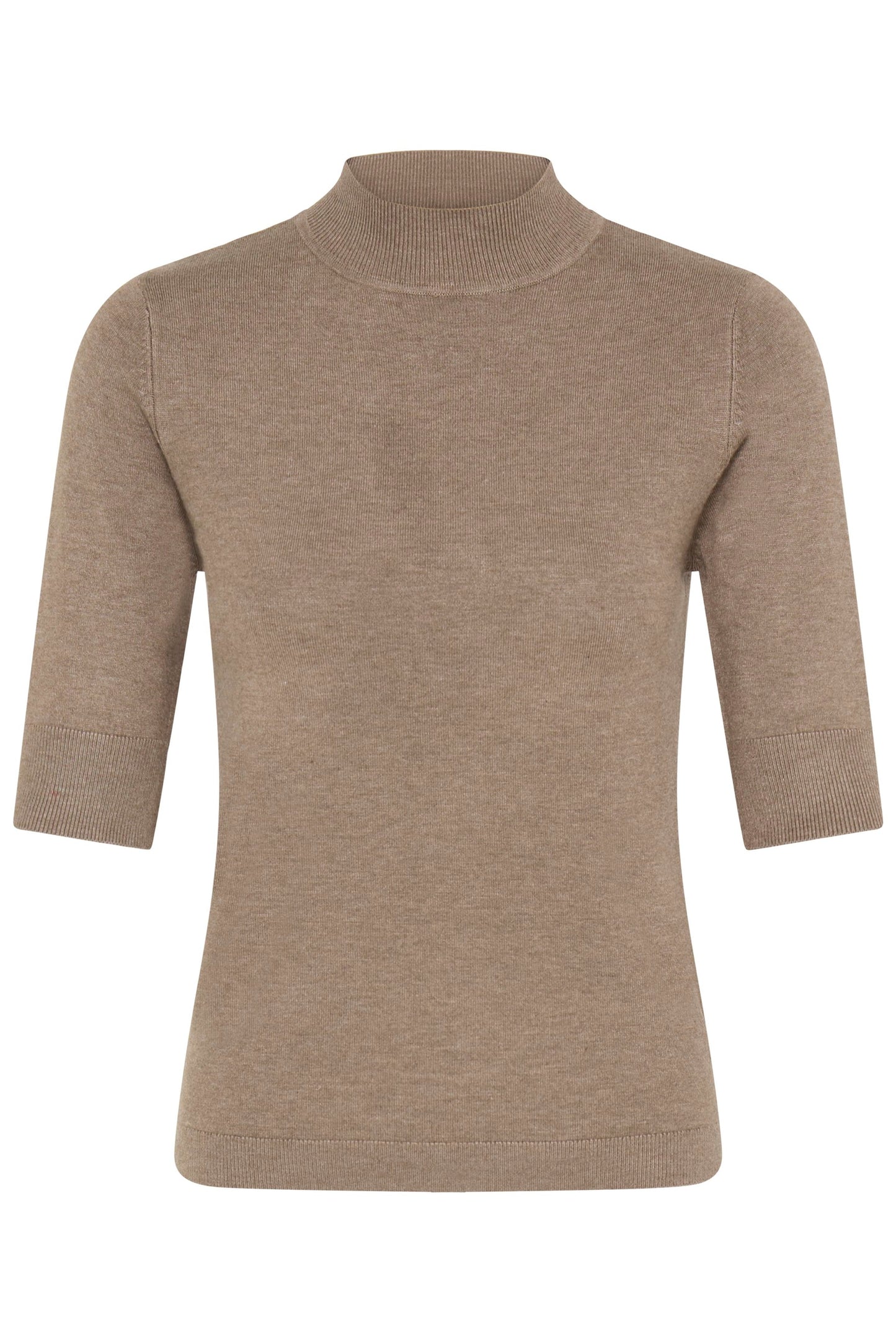 Jersey de punto fino BELINDA tostado