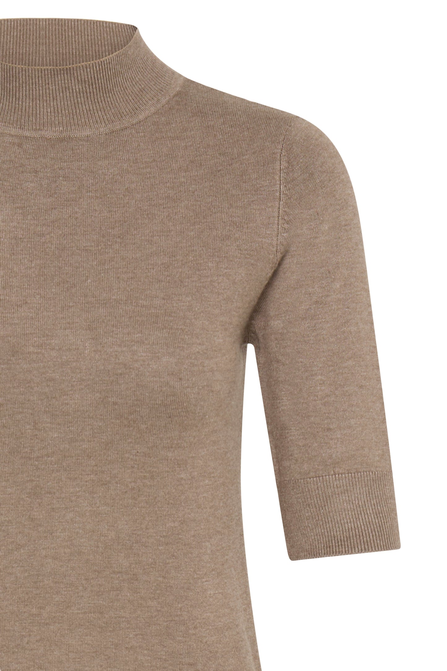Jersey de punto fino BELINDA tostado