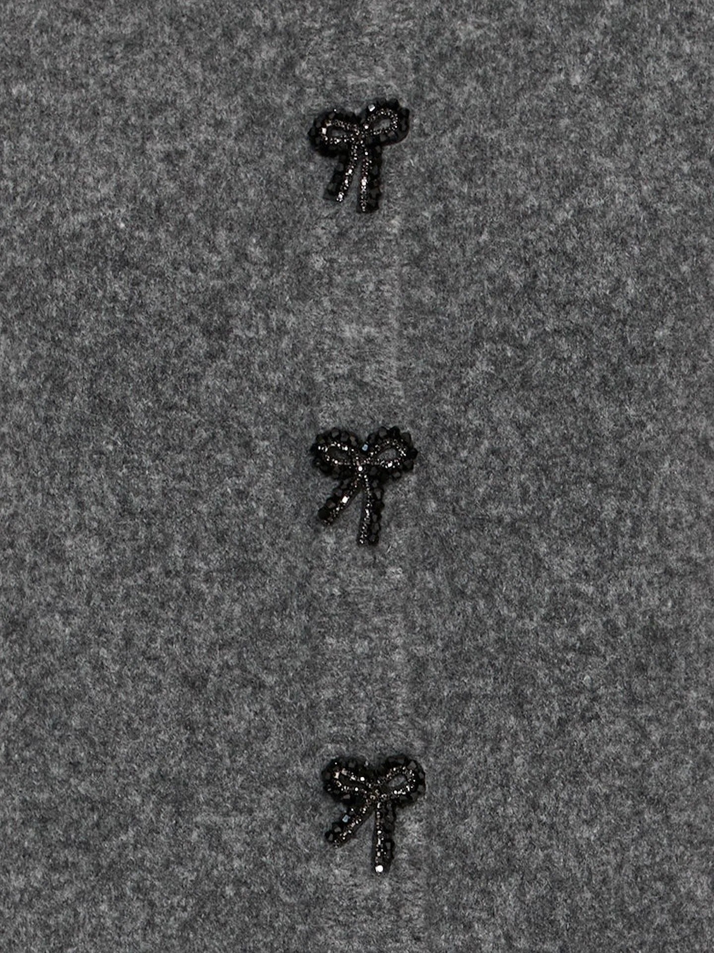 Cárdigan gris oscuro BOWS