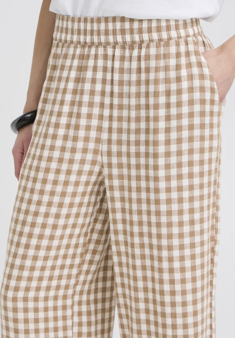 Pantalón vichy crop DALAS