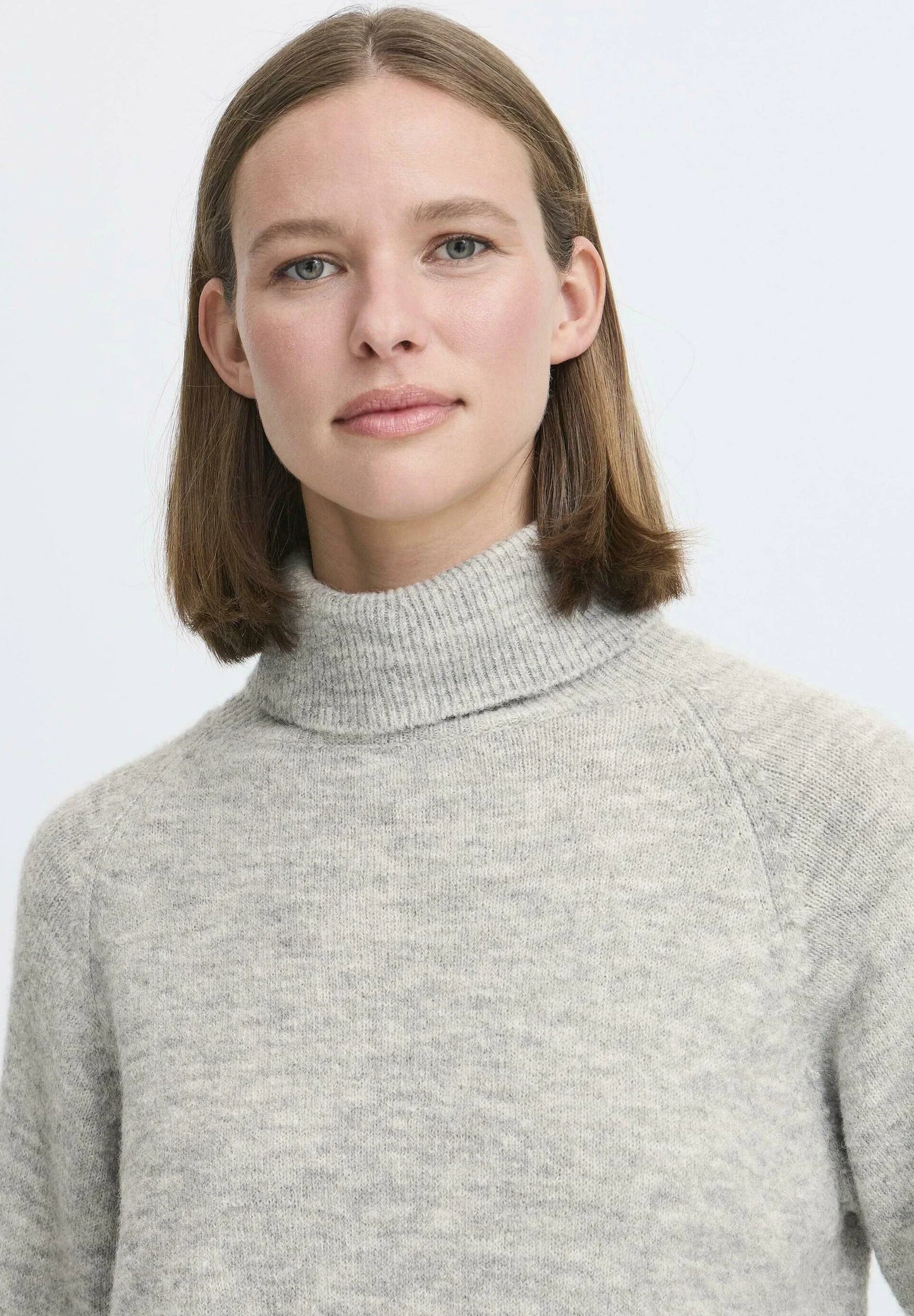 Jersey de punto gris jaspeado BODEN