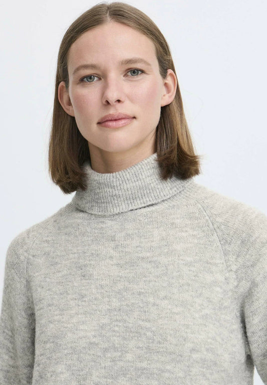 Jersey de punto gris jaspeado BODEN