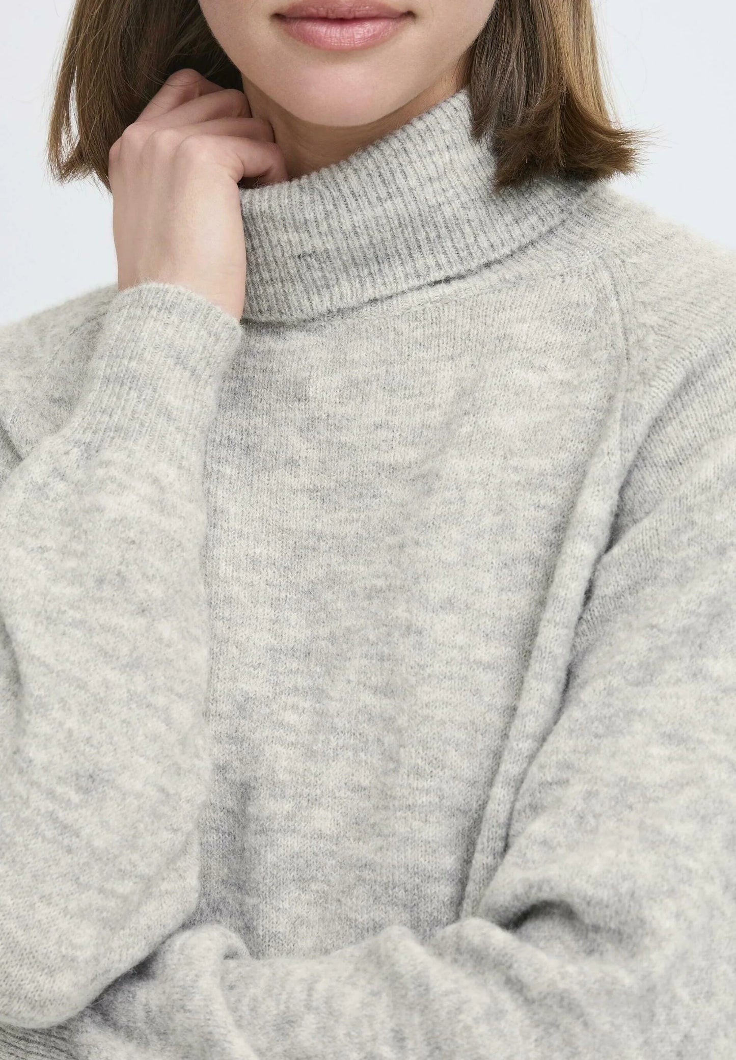 Jersey de punto gris jaspeado BODEN