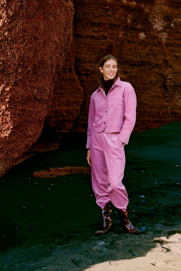 Pantalón de pana rosa DIXIE