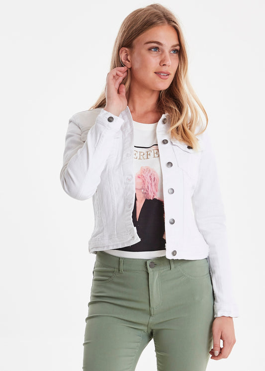 Chaqueta vaquera blanca PAULA