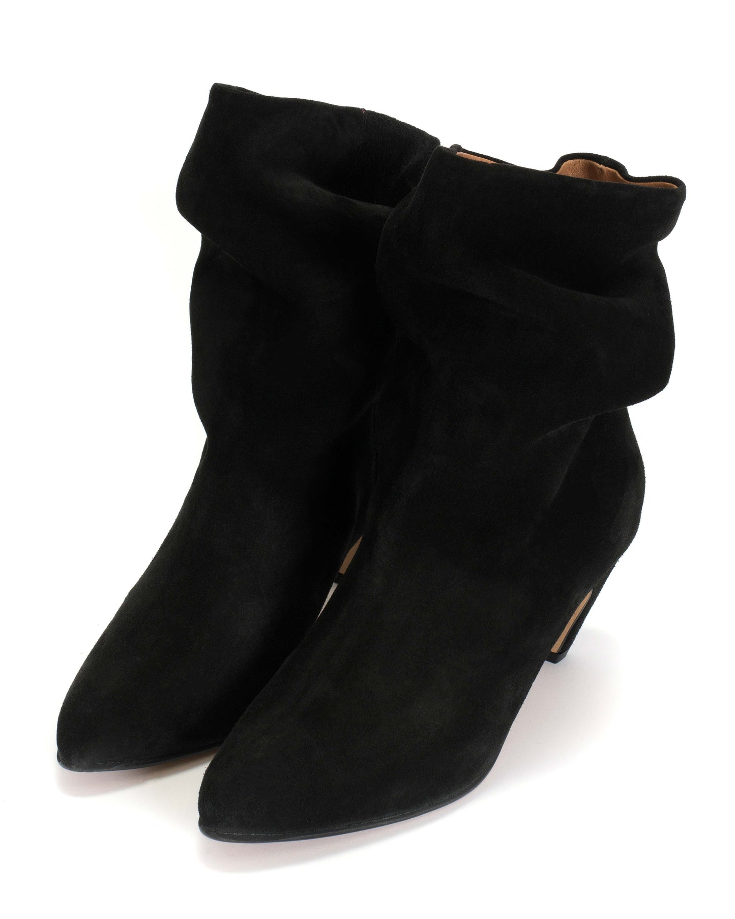 Botas holgadas de ante negro ANONYMOUS