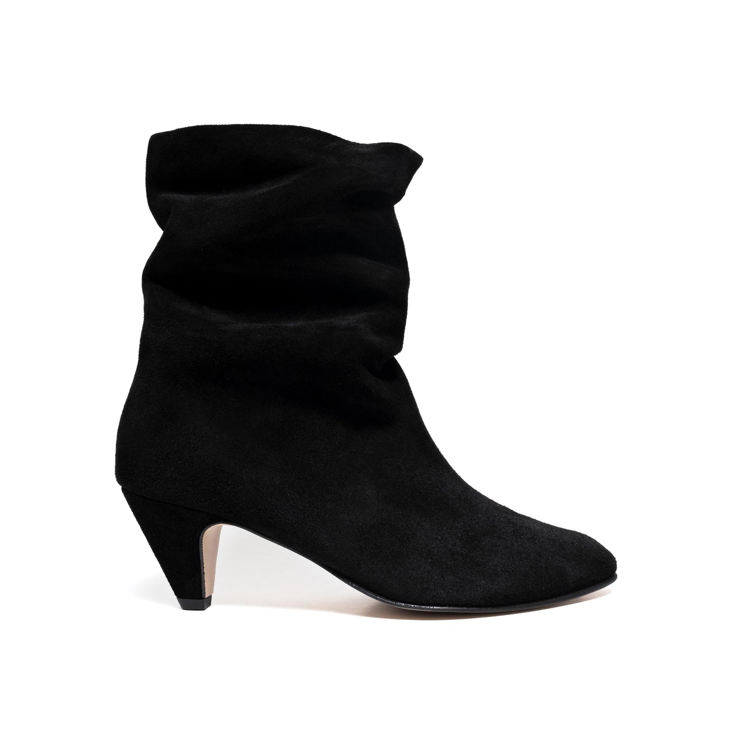Botas holgadas de ante negro ANONYMOUS