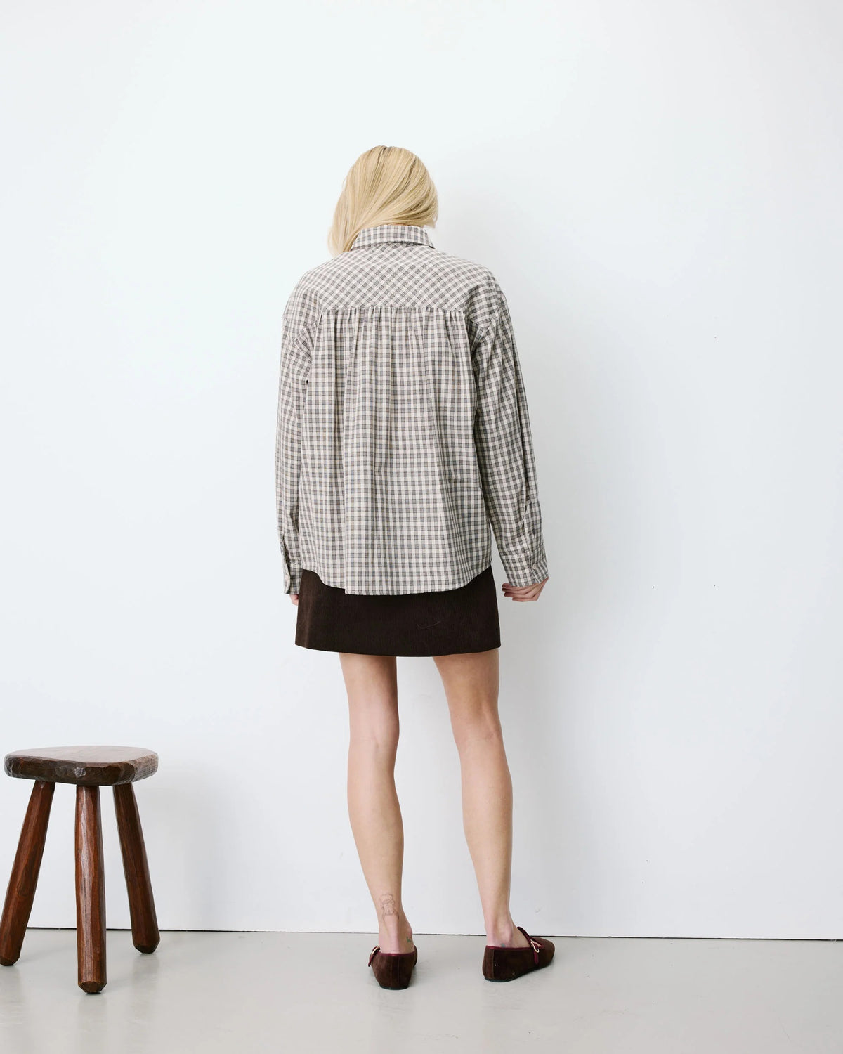 Camisa cuadros oversize LAYLA