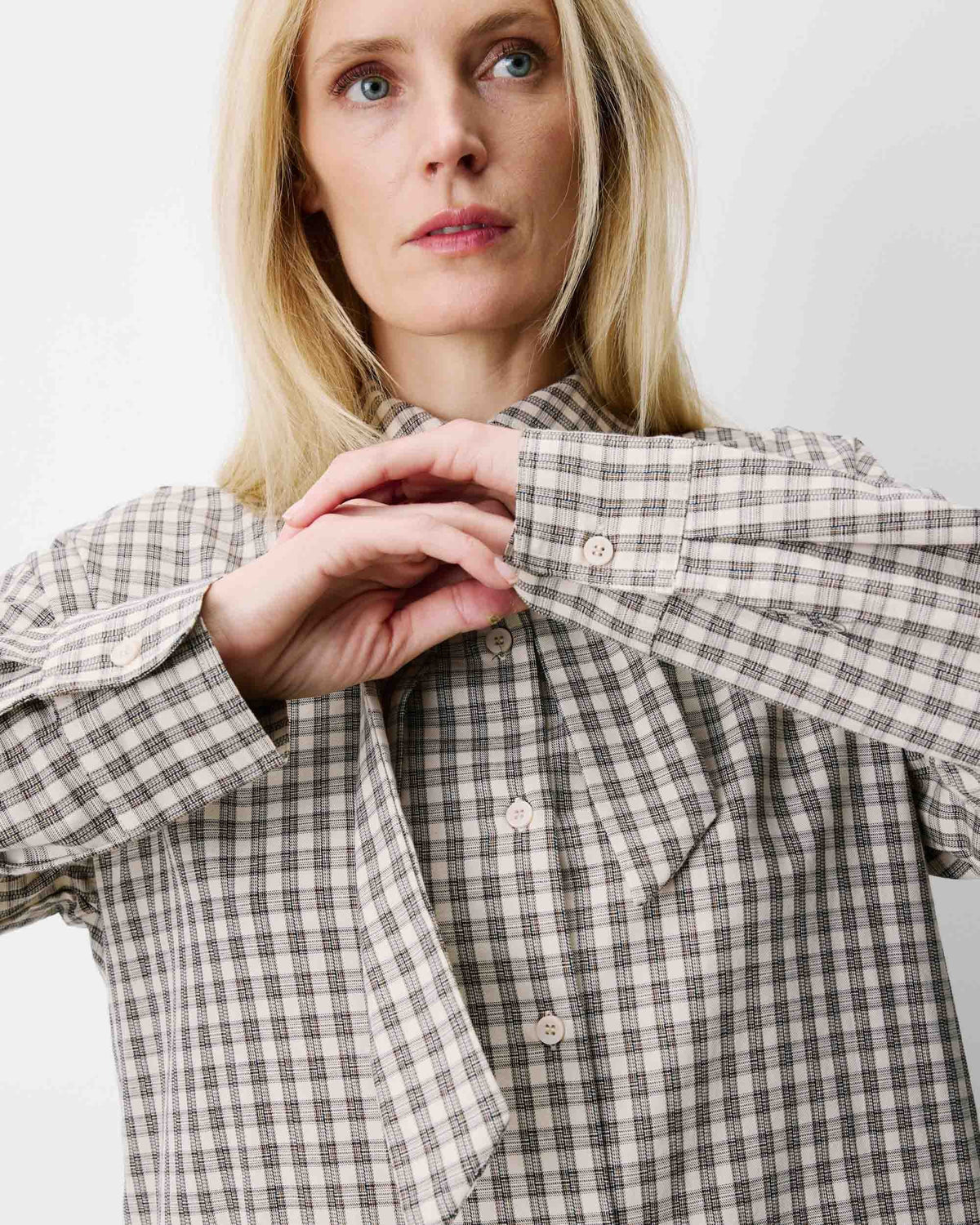 Camisa cuadros oversize LAYLA