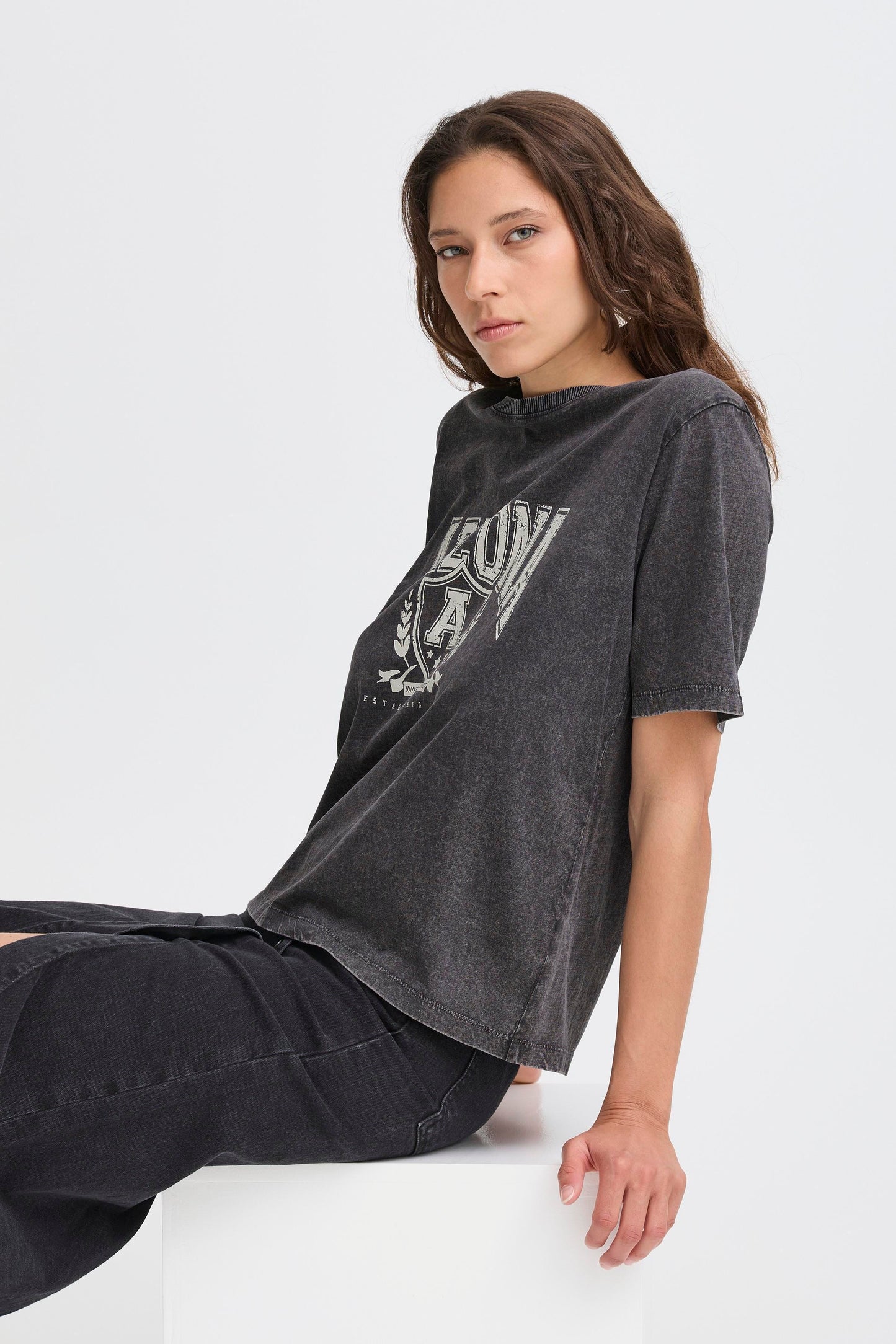 Camiseta gris lavado SOLKO