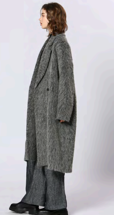 Abrigo largo mezcla alpaca BANKS