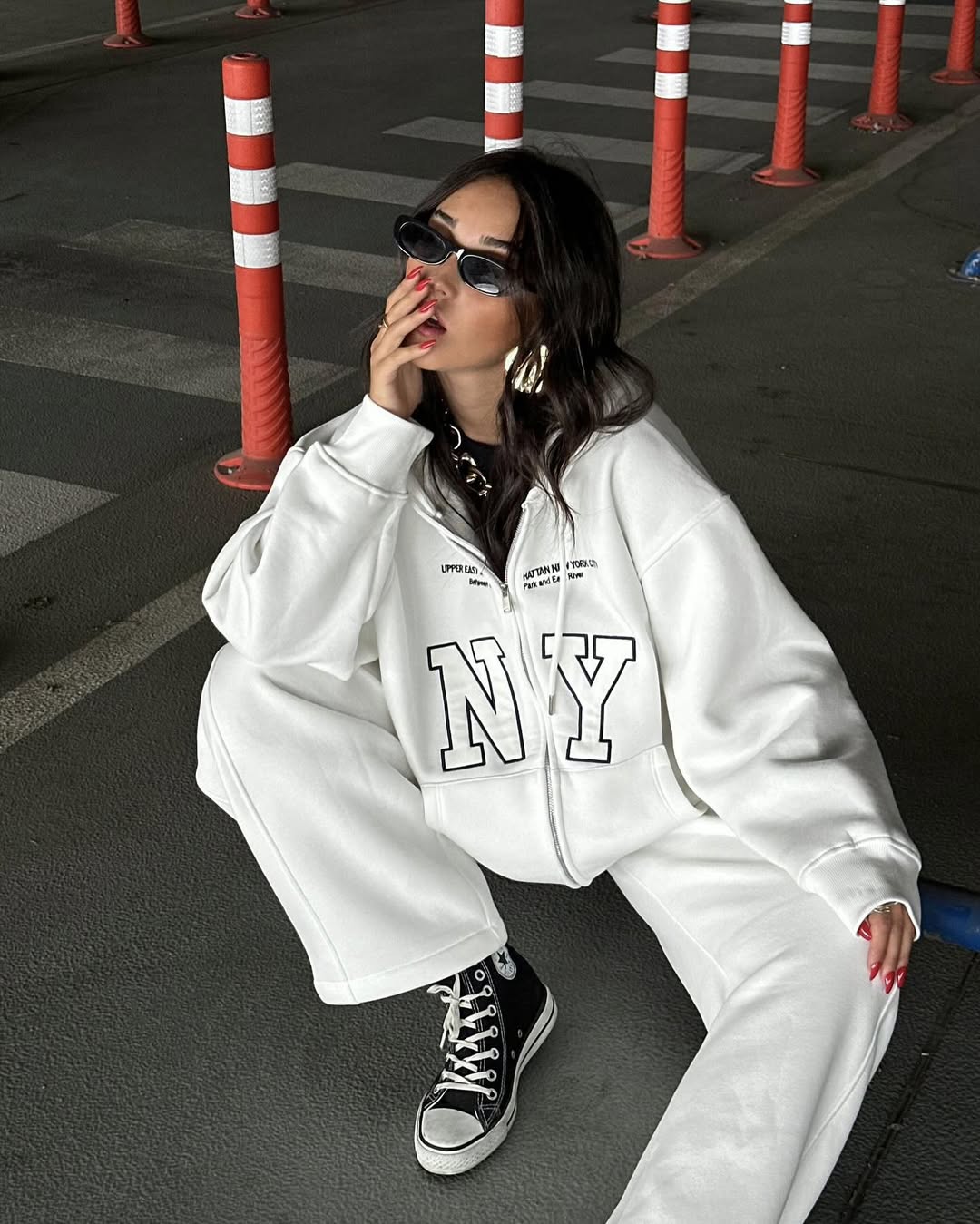 Chaqueta hoodie NY ZARA