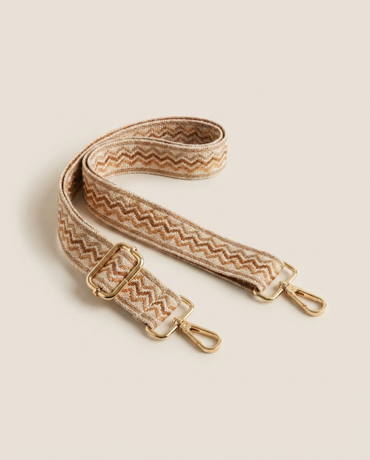 Correa de bolso fina ZIG ZAG