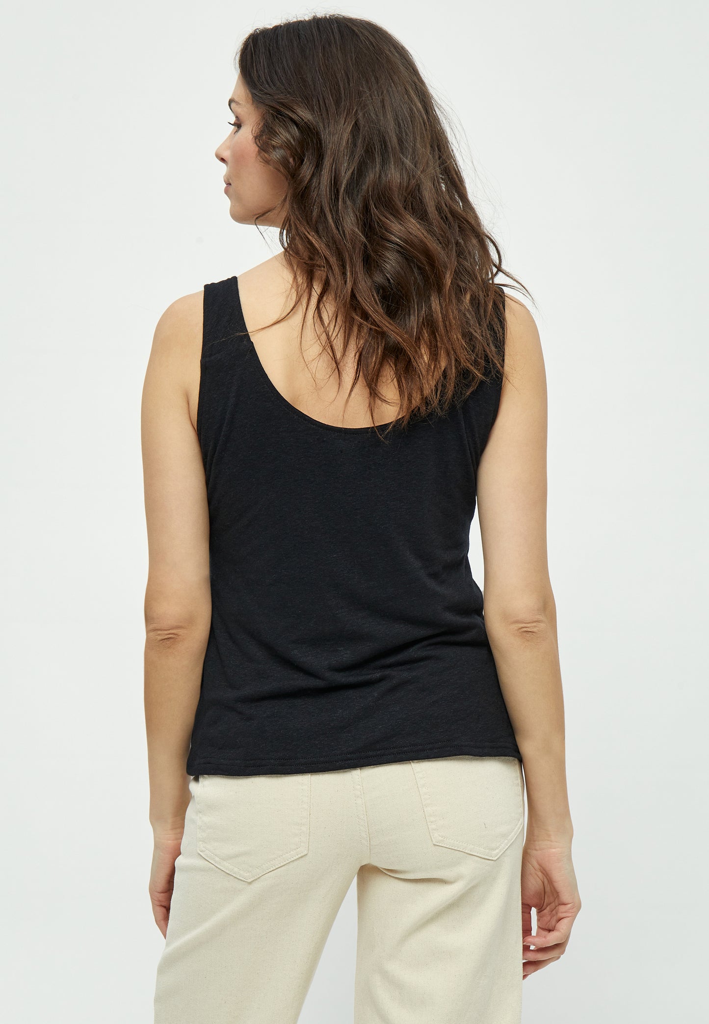 Top negro nudo KNOT