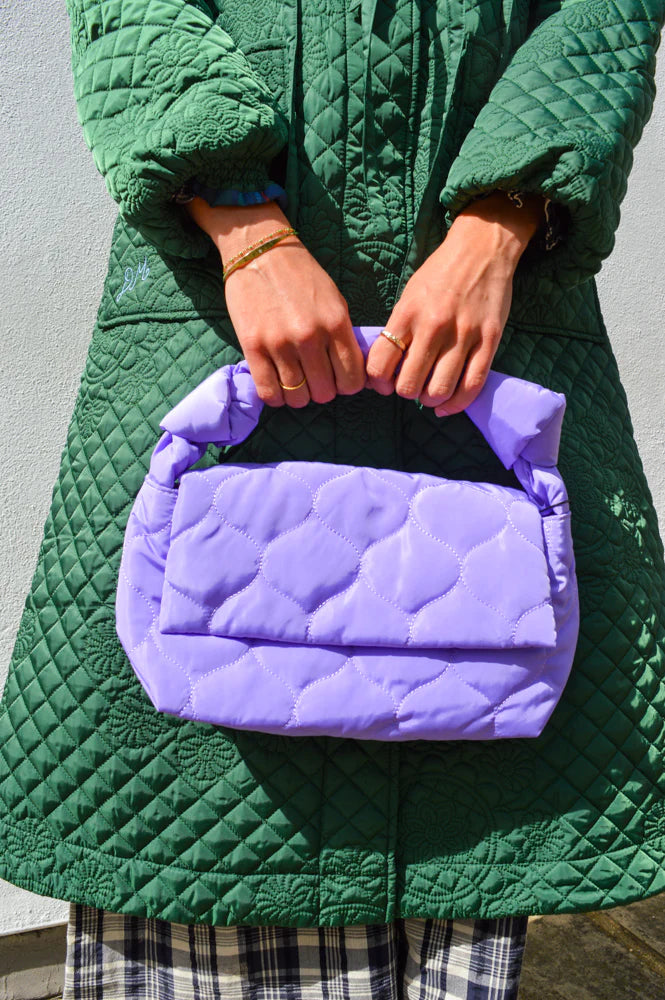 Bolso acolchado EMILY malva