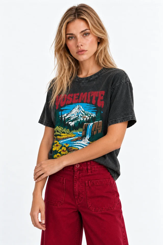 Camiseta YOSEMITE gris