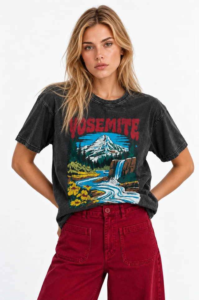 Camiseta YOSEMITE gris