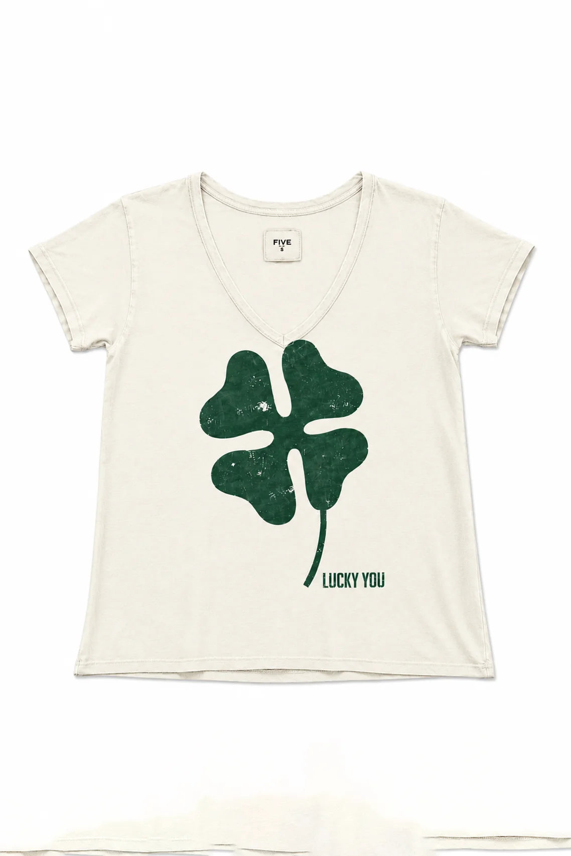 Camiseta en crudo LUCKY YOU