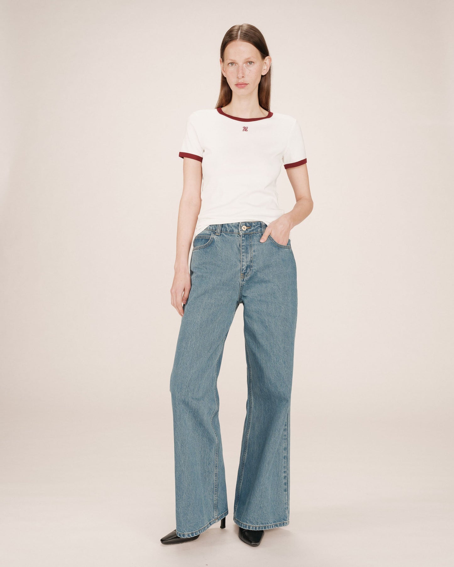 Camiseta ribete contraste BRITT