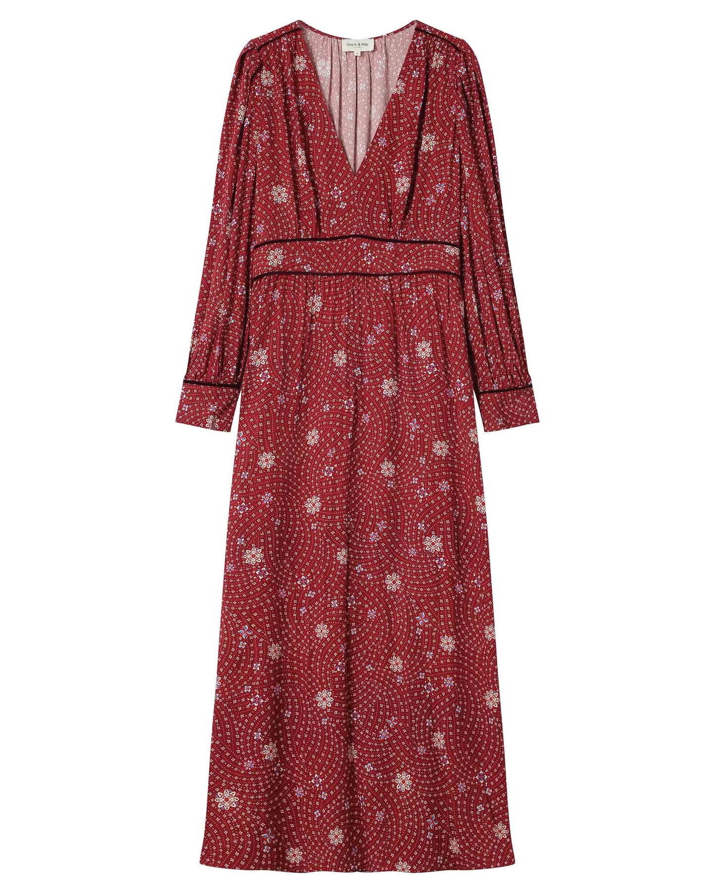 Vestido terracota BELKIS