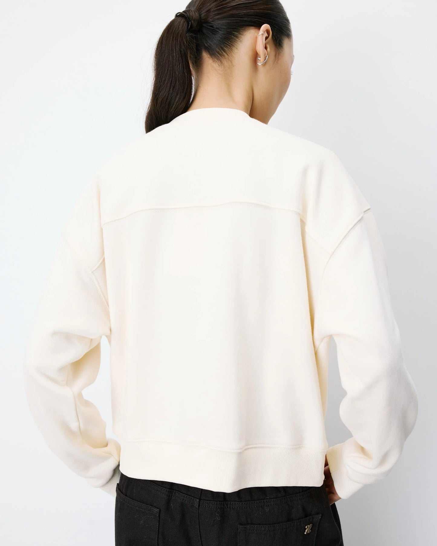 Sudadera en crudo LAMERY