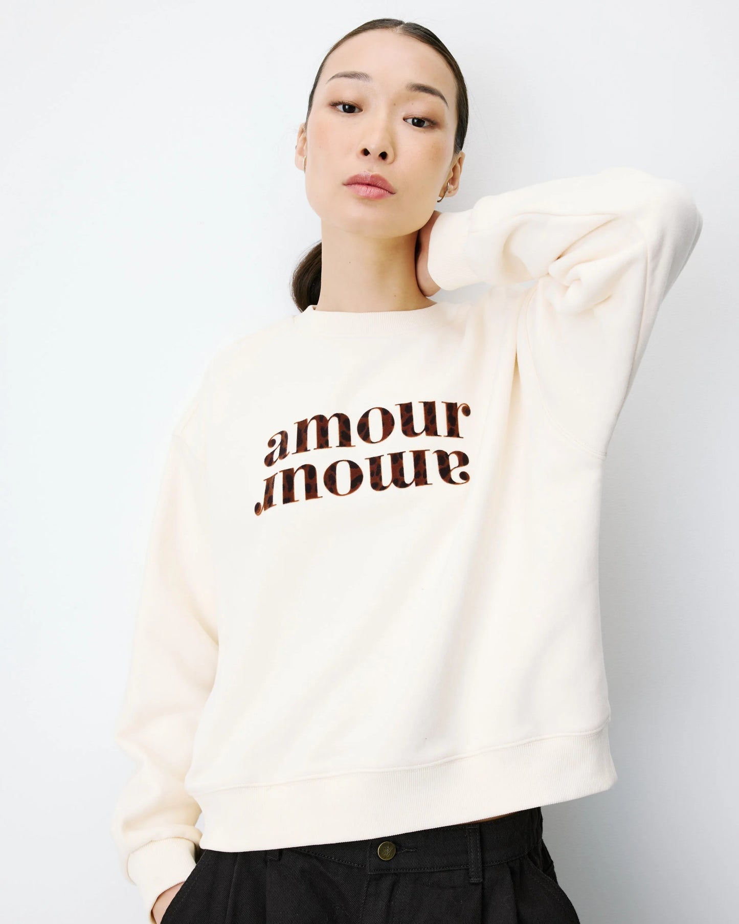 Sudadera en crudo LAMERY