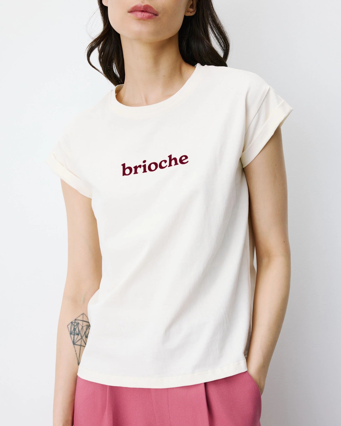 Camiseta en crudo BRIOCHE