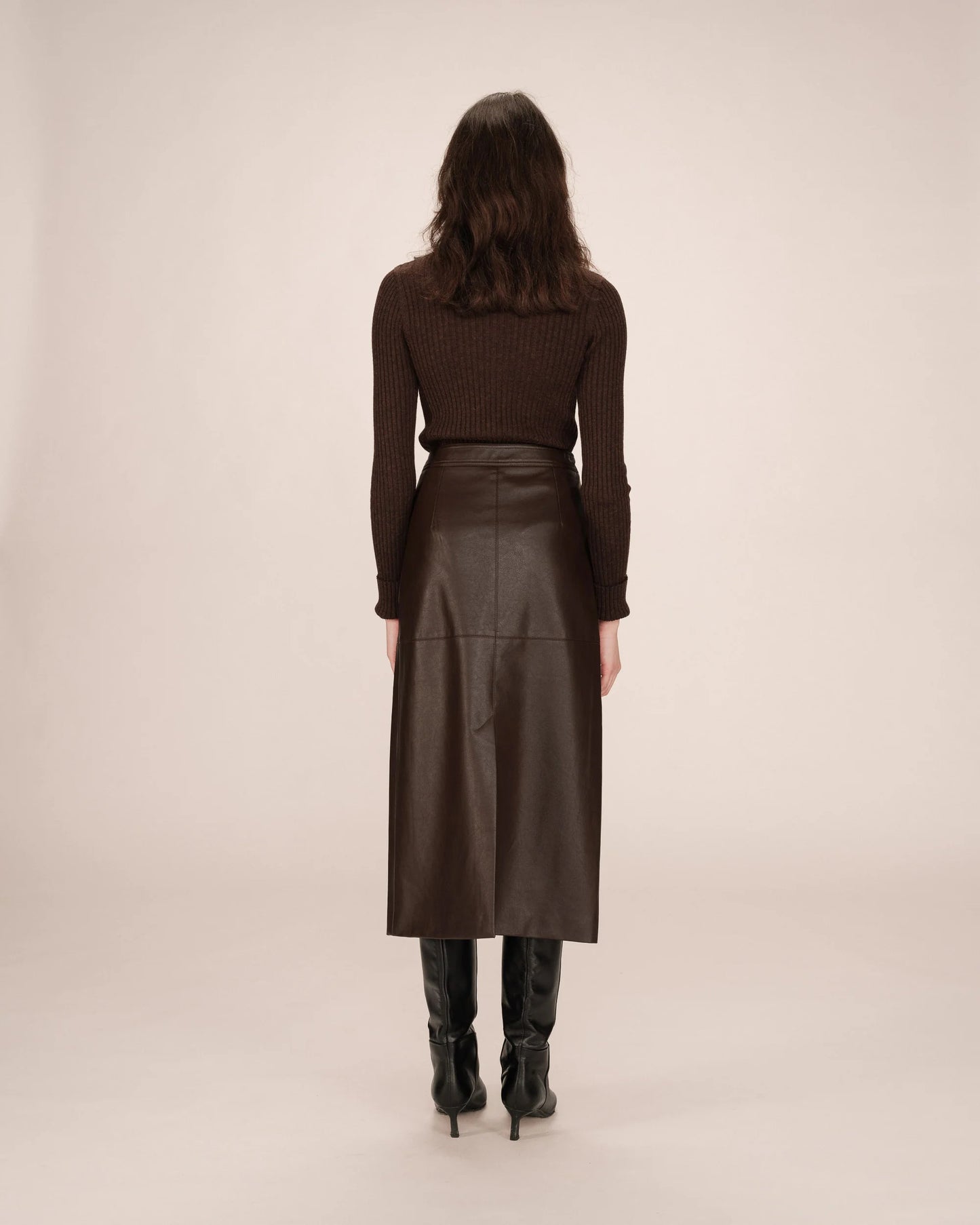 Falda de piel sintética BILLIE