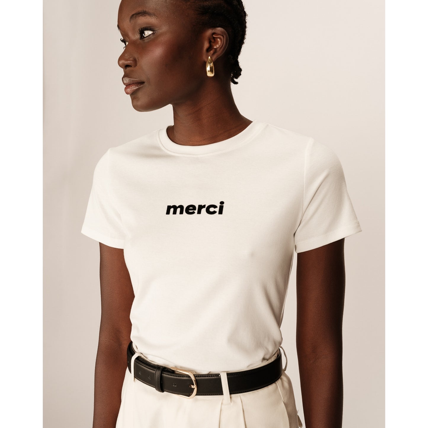 Camiseta manga corta MERCI