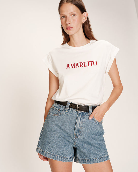 Camiseta de manga corta AMARETTO