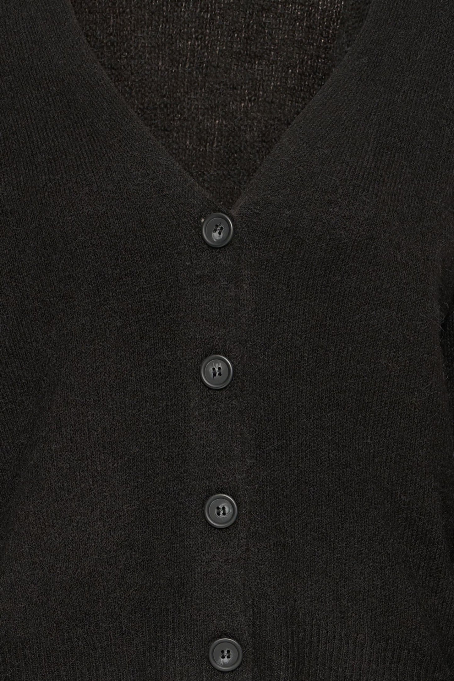 Cárdigan negro con alpaca DENISSE