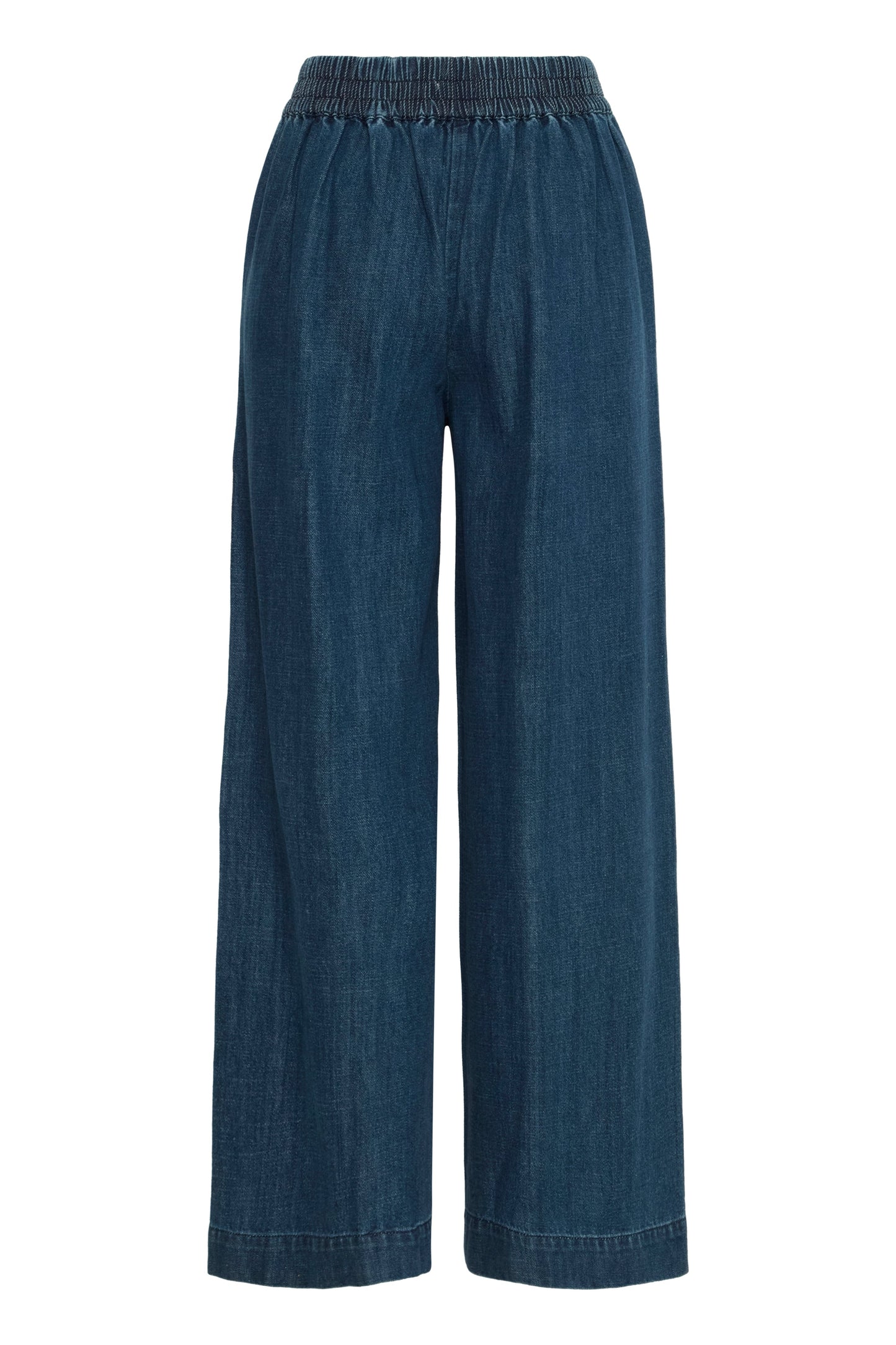Pantalón vaquero ancho con goma BONNIE